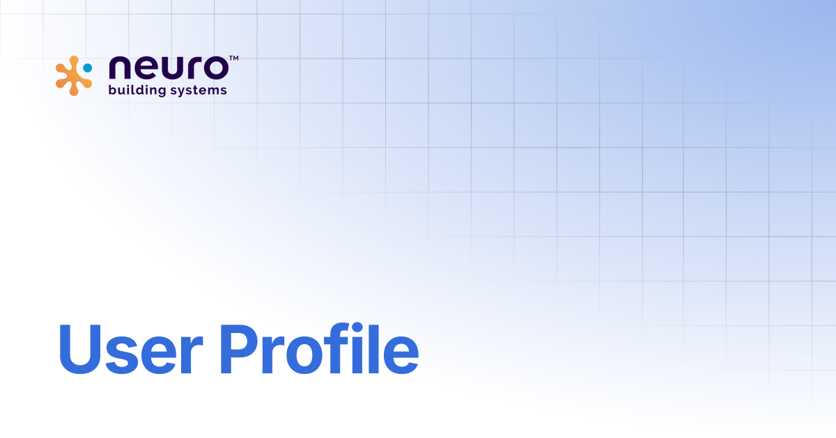 User Profile | Docs
